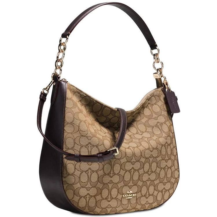 商品Coach|Chelsea Hobo 32 in Signature Jacquard,价格¥1311,第4张图片详细描述