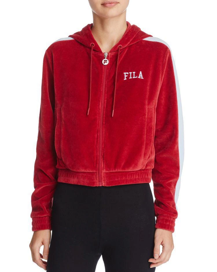 商品Fila|FILA Carly Velour Jacket,价格¥569,第1张图片