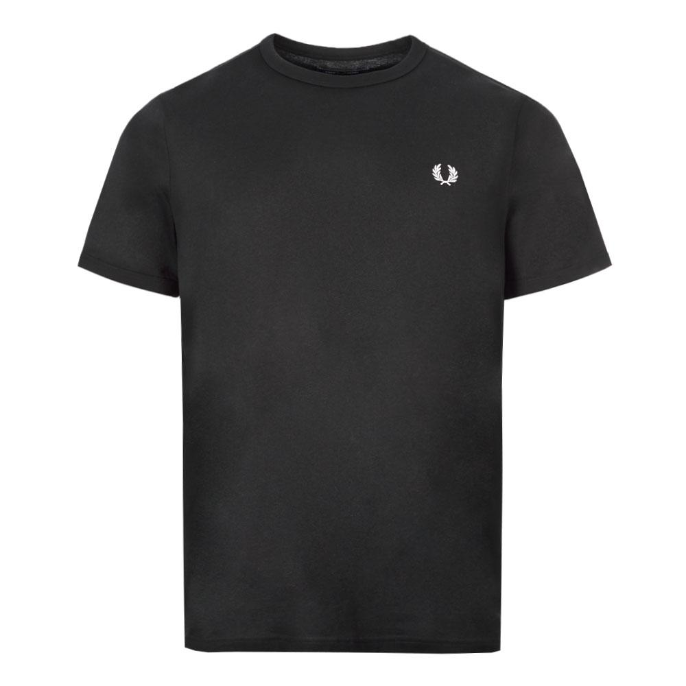 Fred Perry T-Shirt Ringer - Black商品第1张图片规格展示