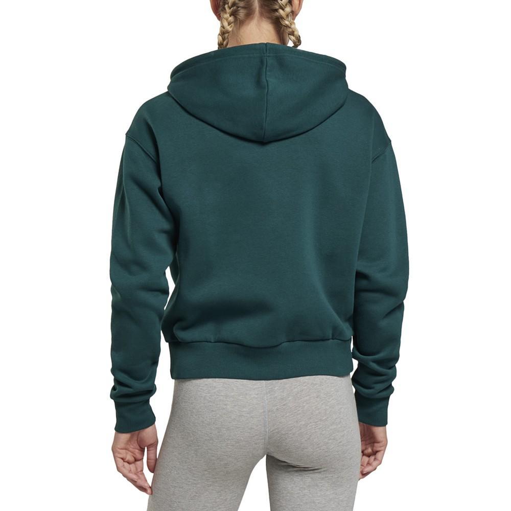 商品Reebok|Women's French Terry Zip-Front Hoodie,价格¥359,第4张图片详细描述