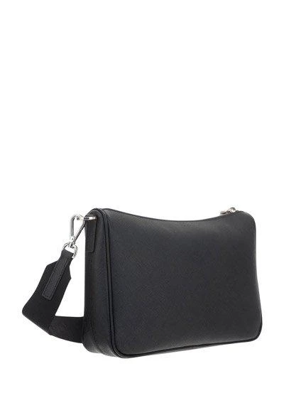 商品Prada|Prada Logo Plaque Zipped Crossbody Bag,价格¥14071,第2张图片详细描述