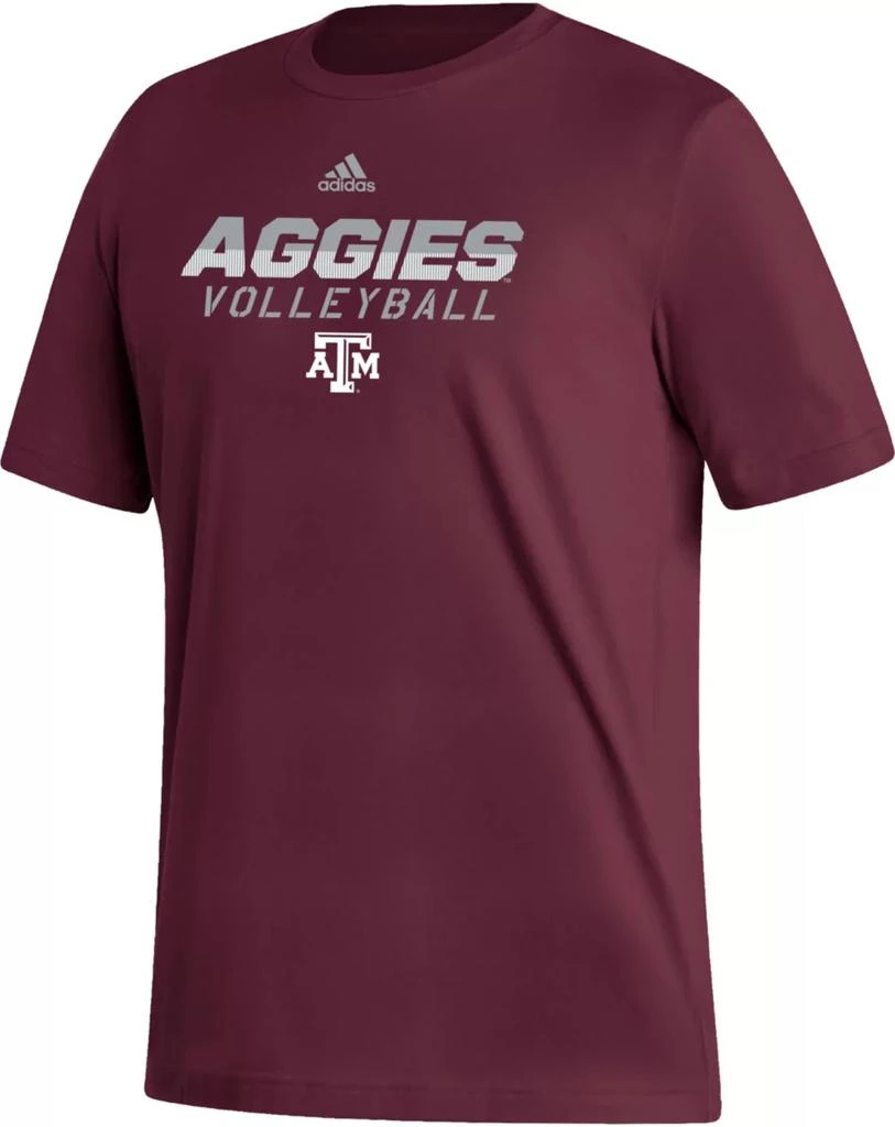 商品Adidas|adidas Men's Texas A&M Aggies Maroon Volleyball Fresh T-Shirt,价格¥318,第1张图片