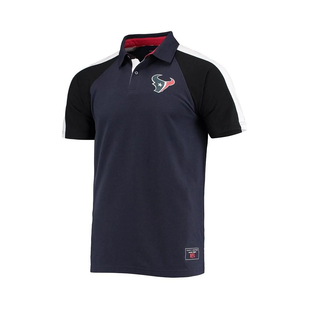 商品Tommy Hilfiger|Men's Navy, White Houston Texans Holden Raglan Polo Shirt,价格¥525,第2张图片详细描述