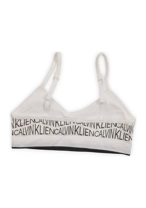 商品Calvin Klein|Klein Girls 7 16 Ruched Cropped Bra,价格¥55,第2张图片详细描述