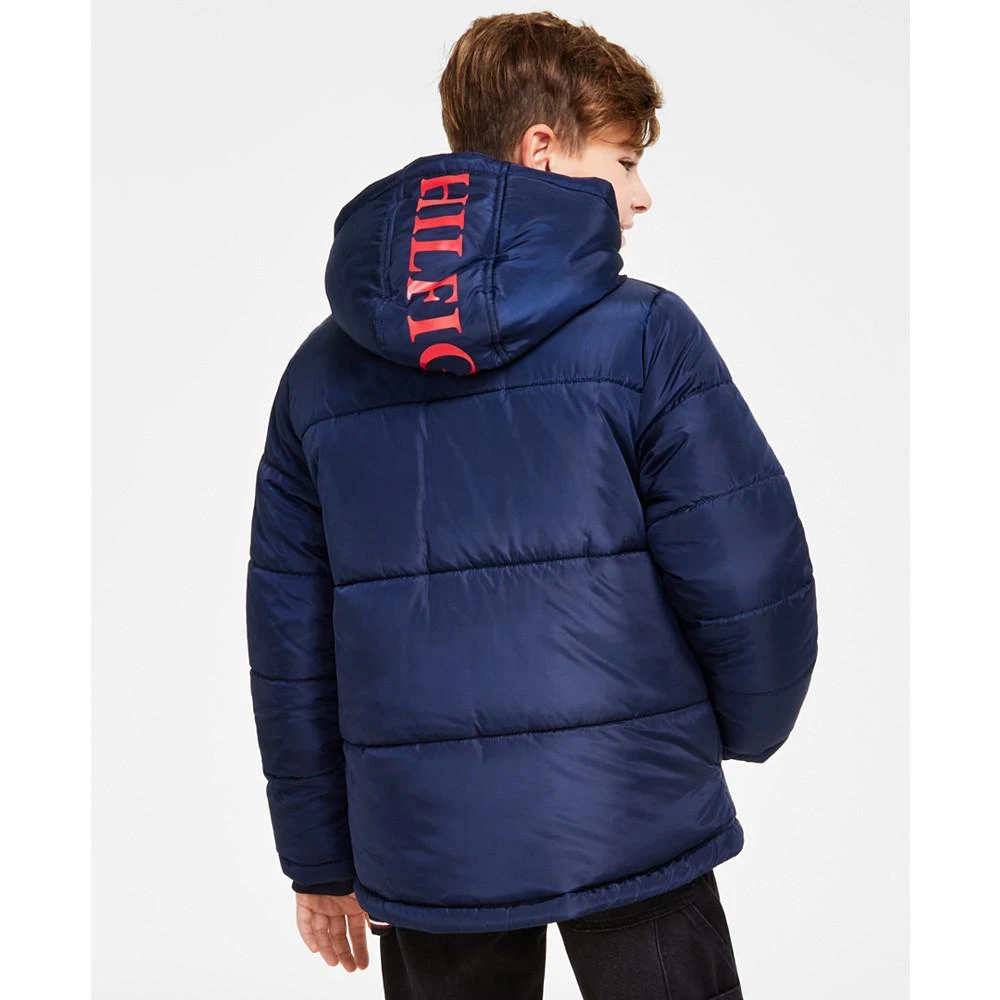 商品Tommy Hilfiger|Big Boys Pieced Puffer Jacket,价格¥332,第2张图片详细描述