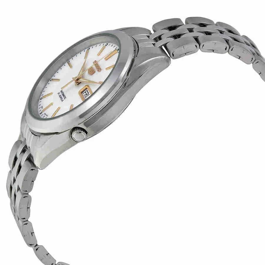 商品Seiko|5 Silver Dial Stainless Steel Men's Watch SNKL17,价格¥804,第2张图片详细描述