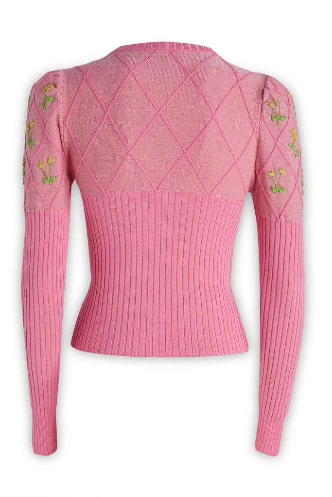商品CORMIO|Cormio Floral Embroidered Knitted Jumper,价格¥1960,第2张图片详细描述