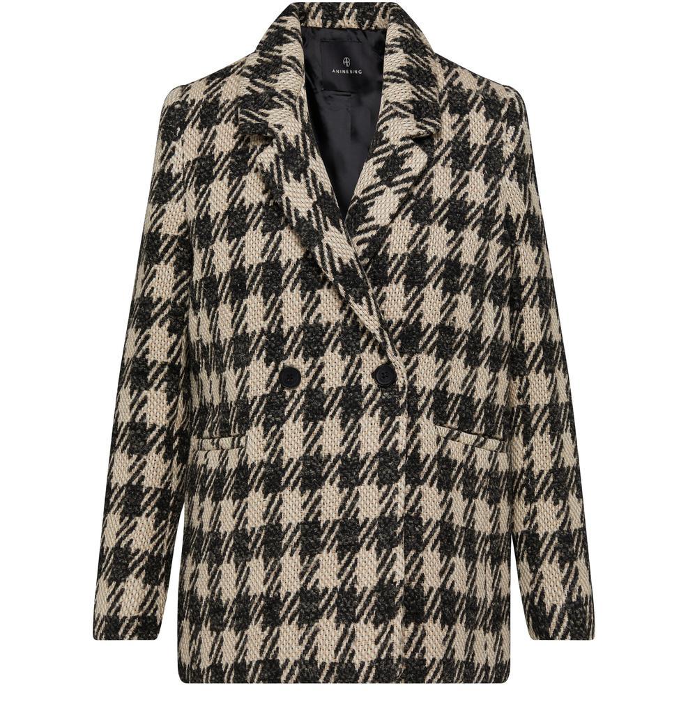 商品ANINE BING|Diana 格纹西装外套,价格¥2141,第1张图片
