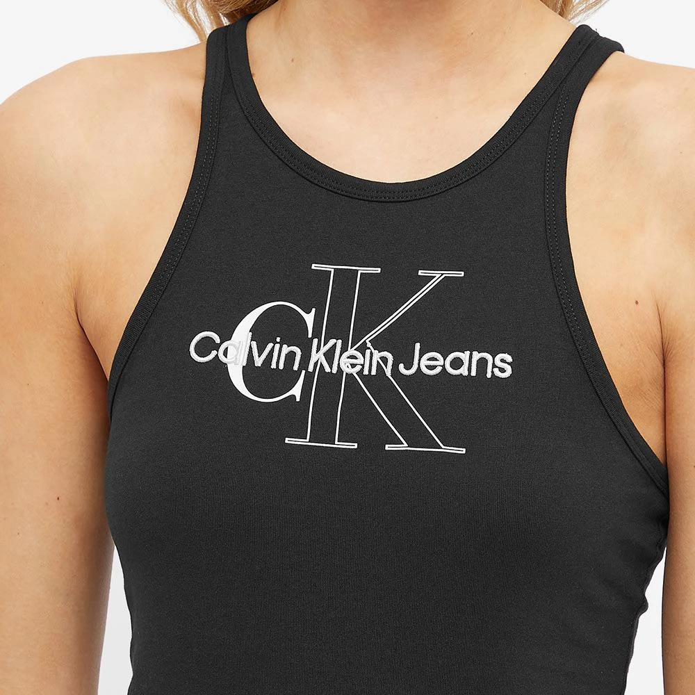 商品Calvin Klein|Calvin Klein Two Tone Monogram Tank Top,价格¥145,第5张图片详细描述