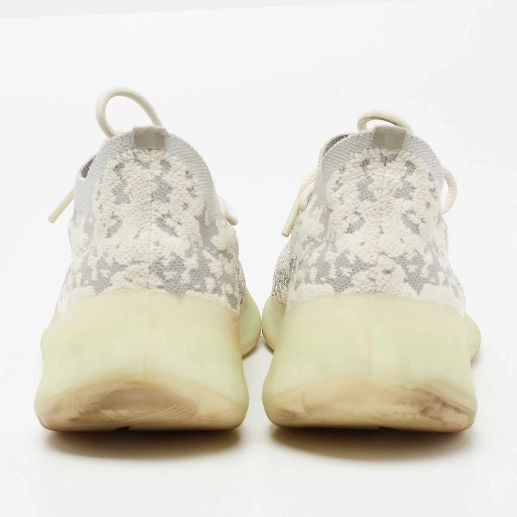 商品[二手商品] YEEZY|Yeezy x Adidas Grey/White  Knit Fabric Boost 380 Calcite Glow Sneakers Size 42 2/3,价格¥1586,第5张图片详细描述