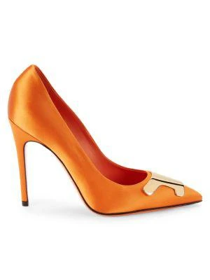 商品Santoni|Stiletto Bit Pumps,价格¥3829,第1张图片