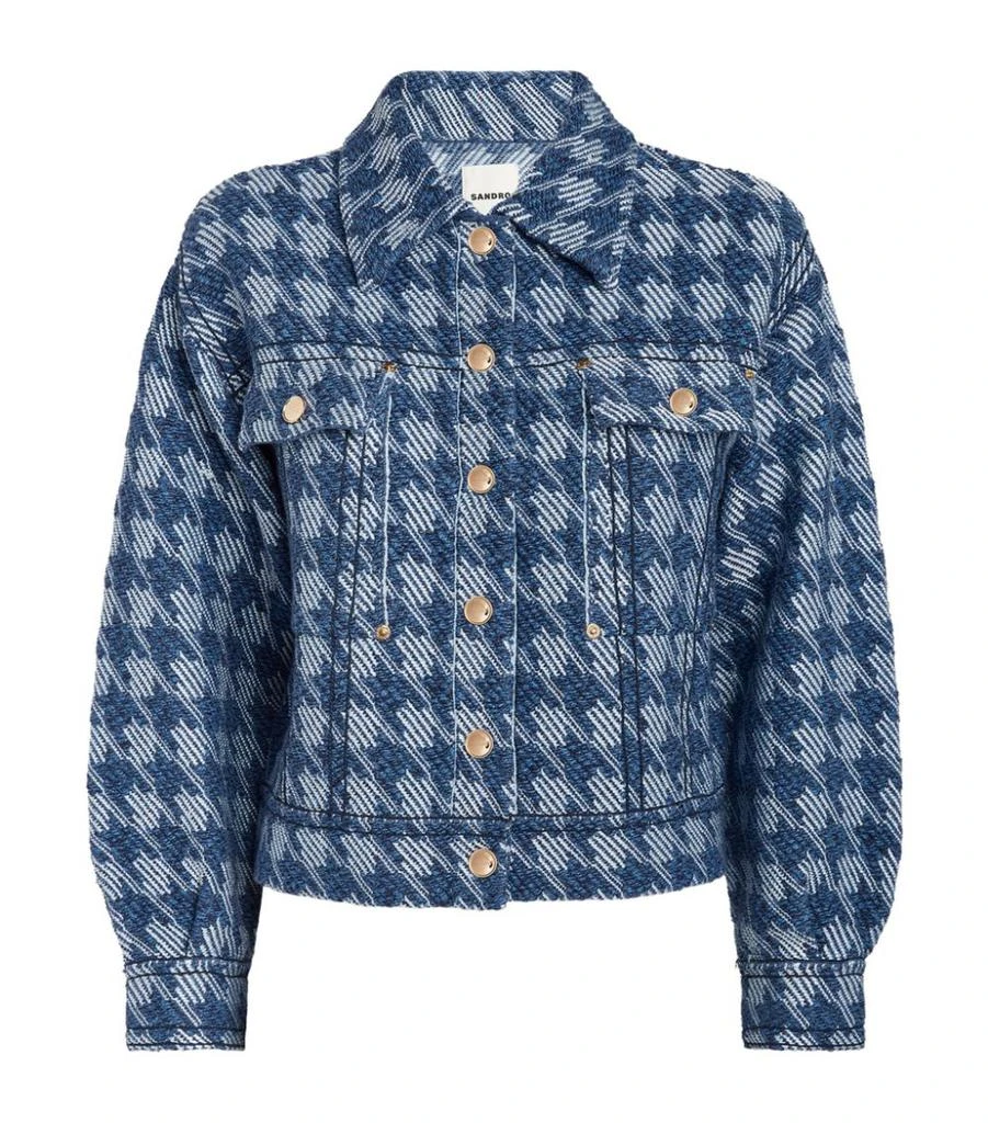 商品Sandro|Houndstooth Jacket,价格¥2177,第1张图片