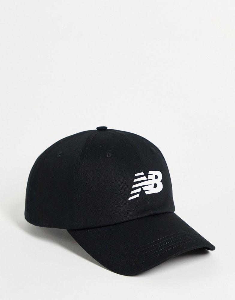 New Balance core logo baseball cap in black商品第1张图片规格展示