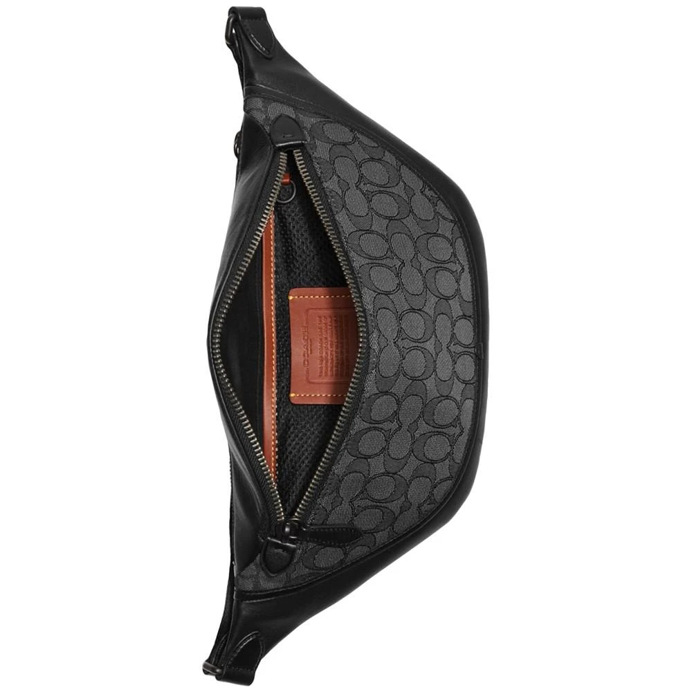 商品Coach|Men's Signature Jacquard League Belt Bag,价格¥2629,第3张图片详细描述