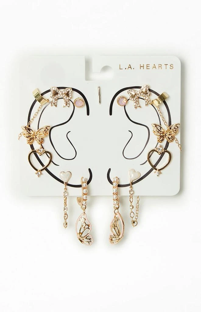 商品LA Hearts|7 Pack Butterfly Earrings,价格¥63,第1张图片
