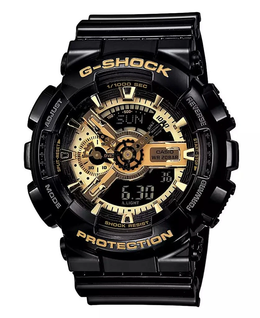 商品G-Shock|G-Shock系列经典黑金防水运动手表 男款,价格¥1124,第1张图片