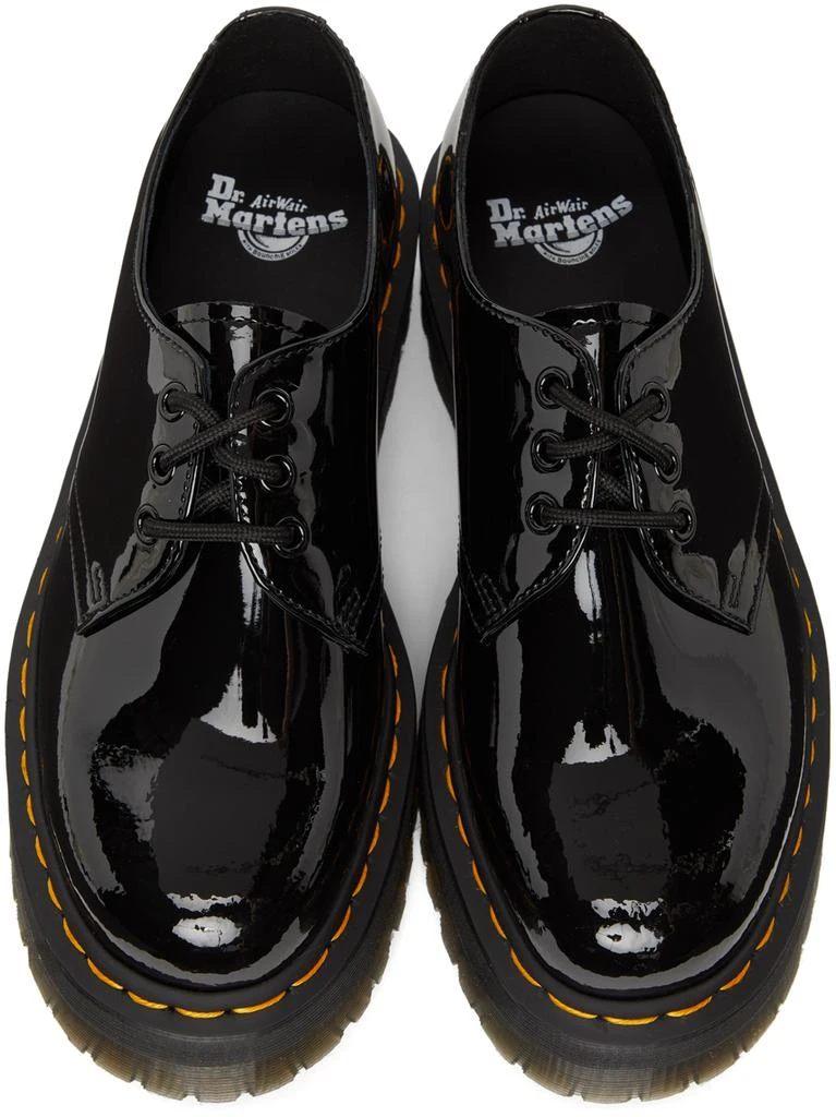 商品Dr. Martens|Black Patent 1461 Quad Platform Derbys,价格¥852,第4张图片详细描述