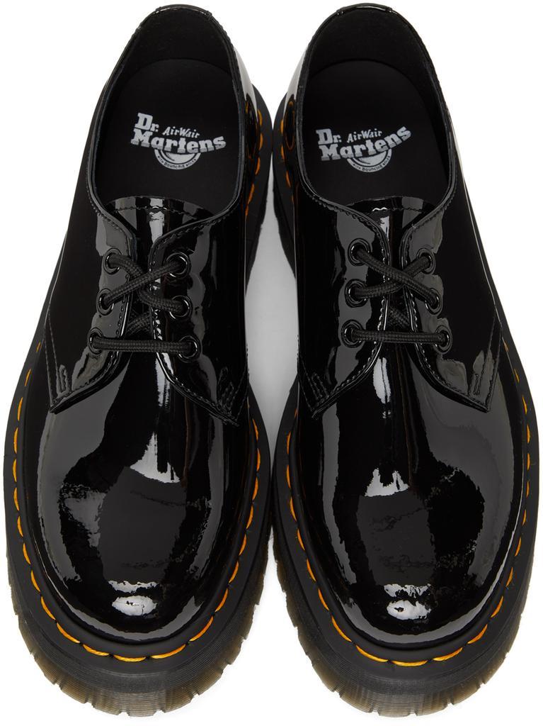 商品Dr. Martens|Black Patent 1461 Quad Platform Derbys,价格¥1057,第6张图片详细描述