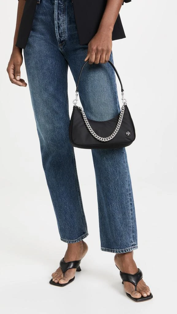 商品Tory Burch|Tory Burch 151 Mercer 小号新月包,价格¥2068,第3张图片详细描述