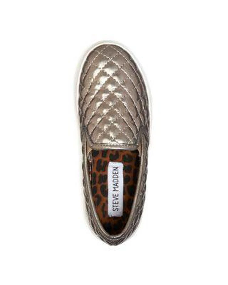 商品Steve Madden|Girls' JEcntrcq Quilted Slip-On Sneakers - Little Kid, Big Kid,价格¥299,第2张图片详细描述