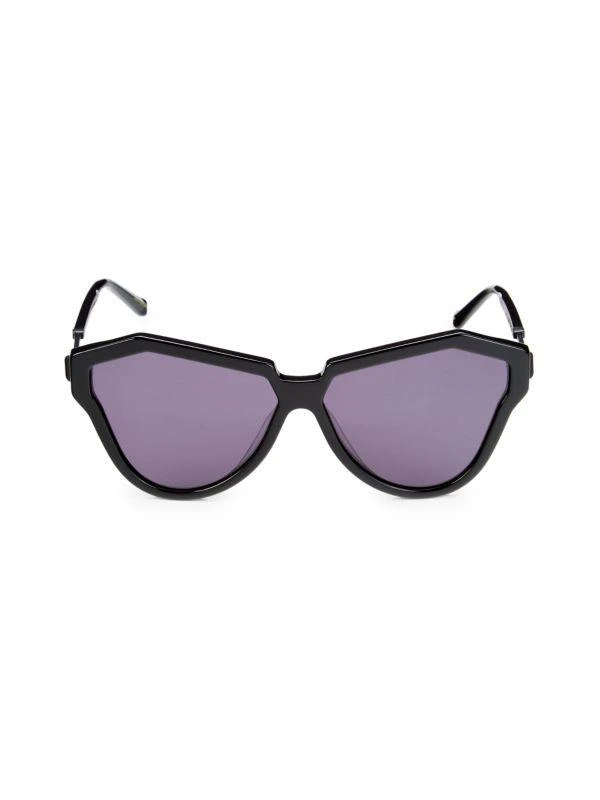 商品KAREN WALKER|One Hybrid 62MM Cat Eye Sunglasses,价格¥366,第1张图片