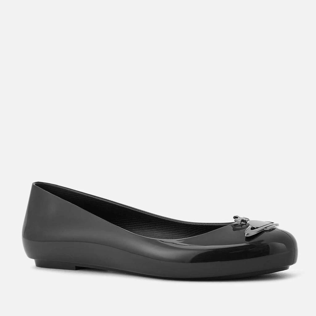 商品Vivienne Westwood|Vivienne Westwood for Melissa Women's Space Love 19 Ballet Flats - Black/Gun Orb,价格¥669,第2张图片详细描述