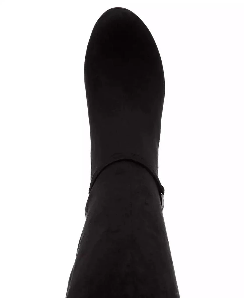 商品Anne Klein|Women's Reachup Platform Block Heel Knee High Dress Boots,价格¥669,第4张图片详细描述