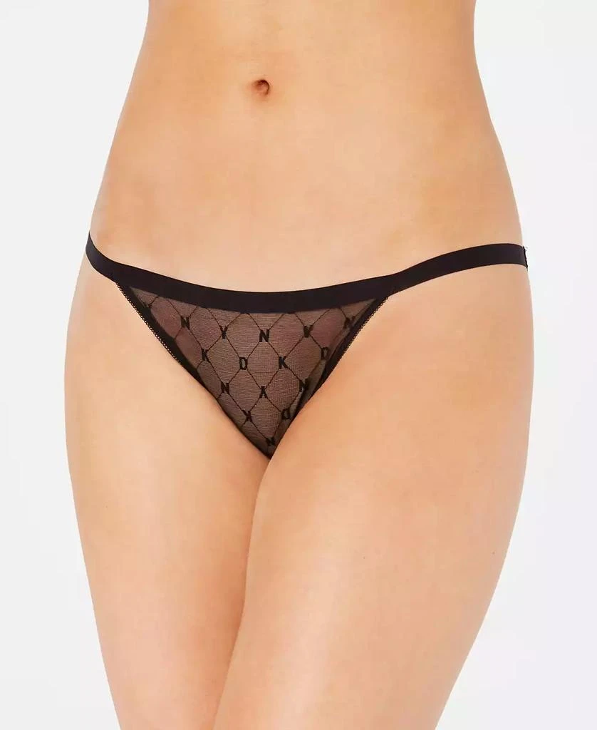 商品DKNY|Monogram Mesh String Bikini Underwear DK5030,价格¥67,第1张图片