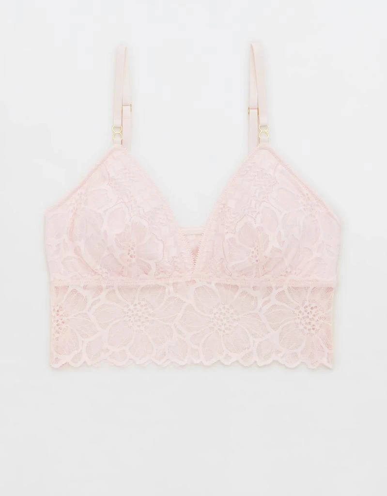 商品Aerie|Aerie Snow Angel Lace Padded Bralette,价格¥121,第4张图片详细描述