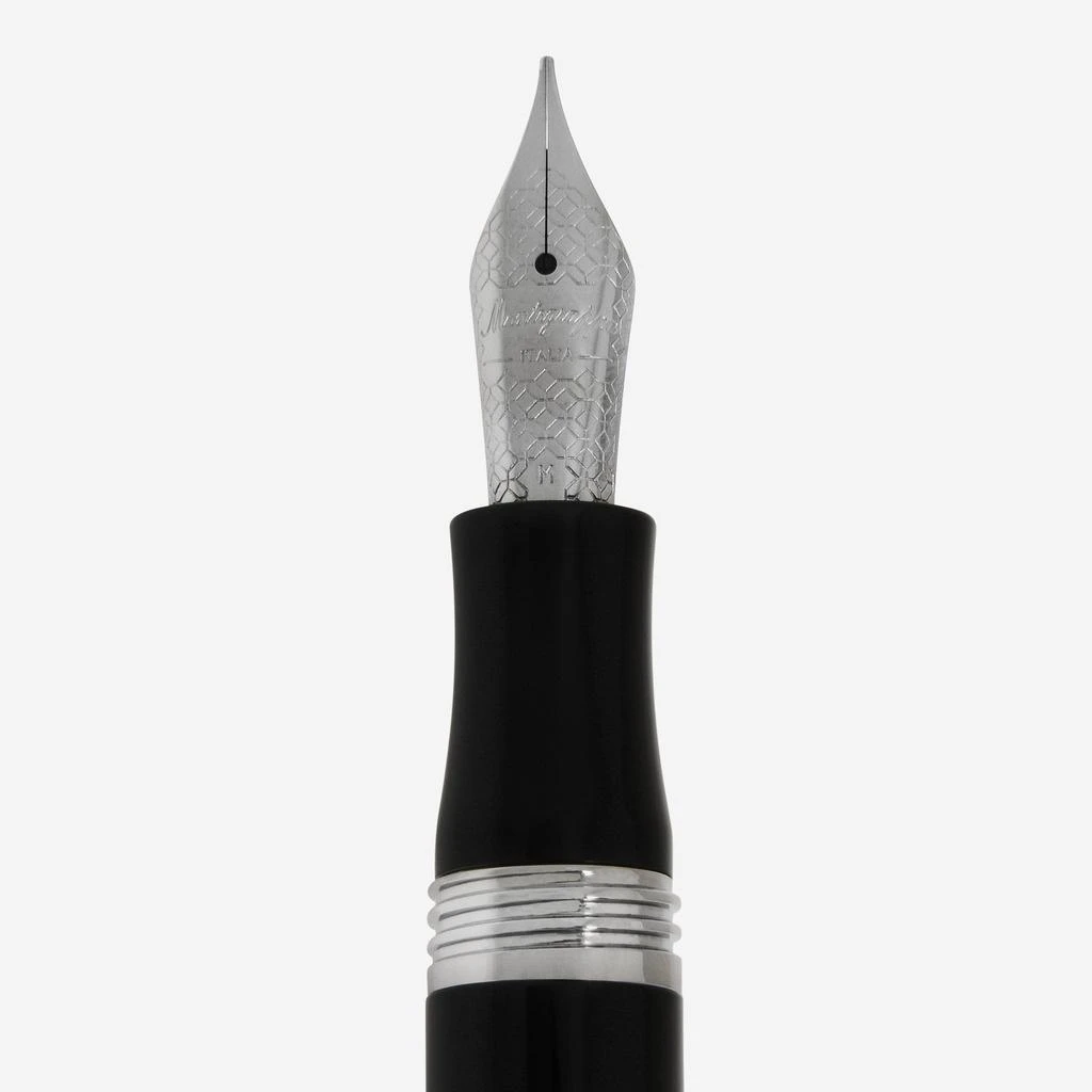 商品Montegrappa|Montegrappa Ducale Black Fountain Pen (M) ISDUR3PC,价格¥1472,第3张图片详细描述