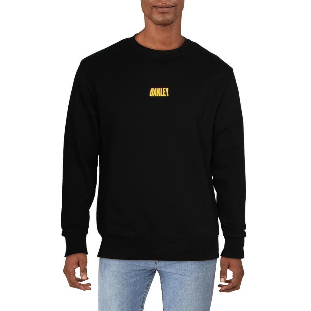 Oakley Team Men's Cotton Logo Print Long Sleeve Crewneck Sweatshirt商品第1张图片规格展示