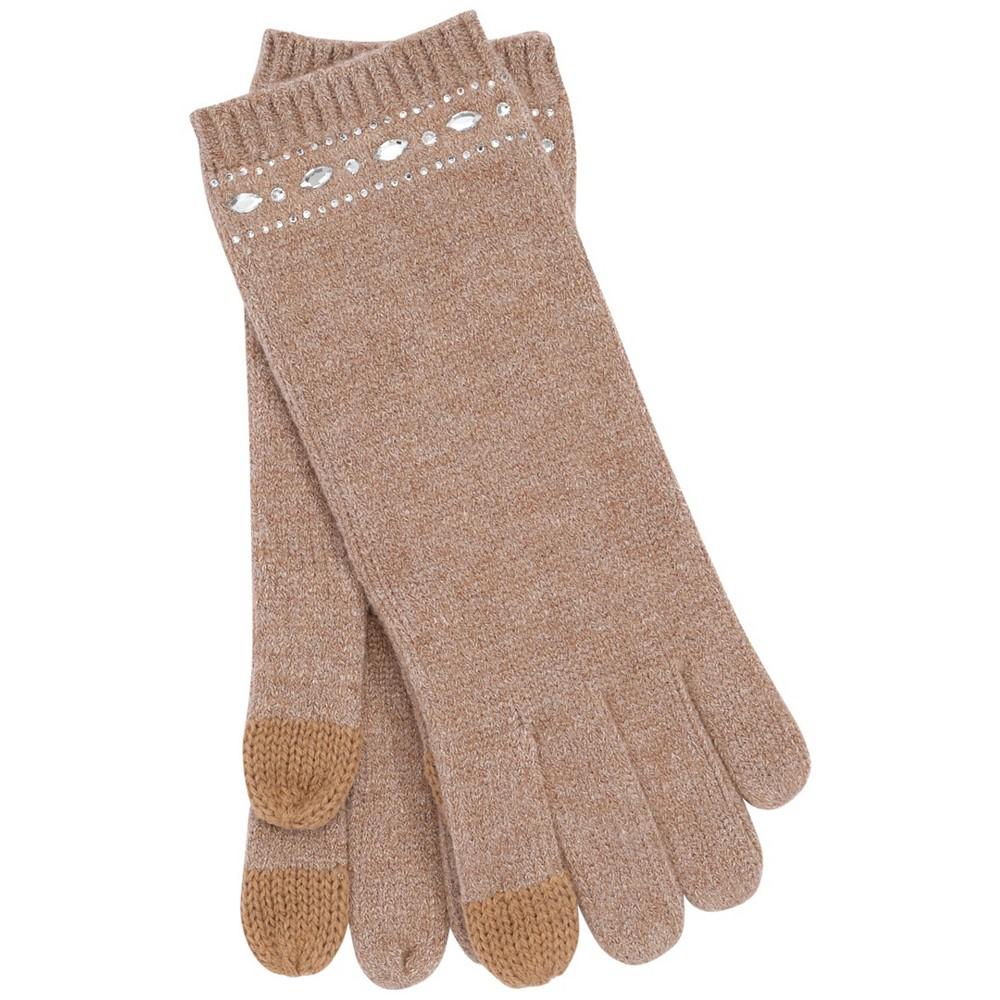 Women's Jewel Border Knit Glove商品第1张图片规格展示