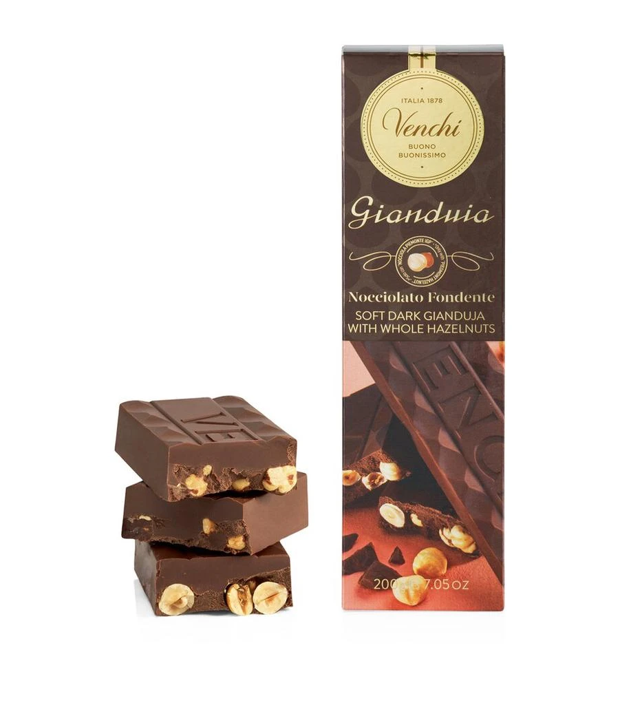 商品Venchi 1878|Dark Gianduia with Hazelnut Soft Bar (200g),价格¥156,第1张图片
