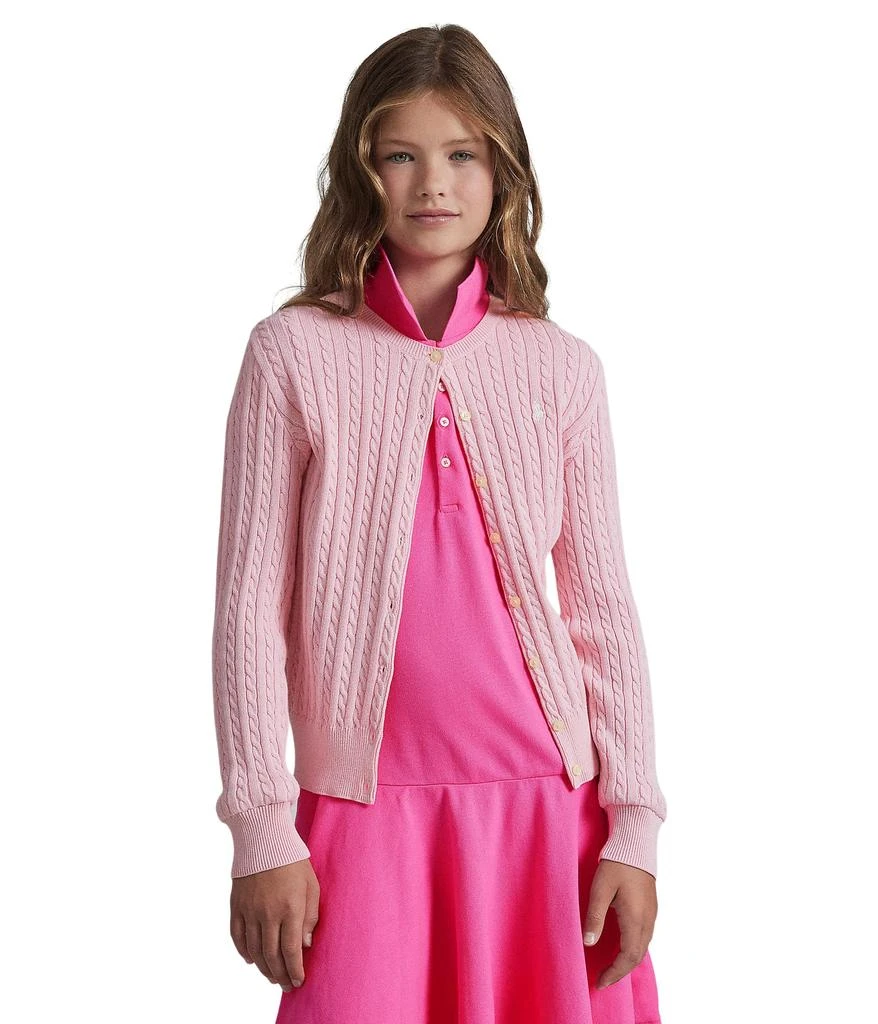 商品Ralph Lauren|赵露思同款女大童纯棉针织开衫,价格¥449,第3张图片详细描述