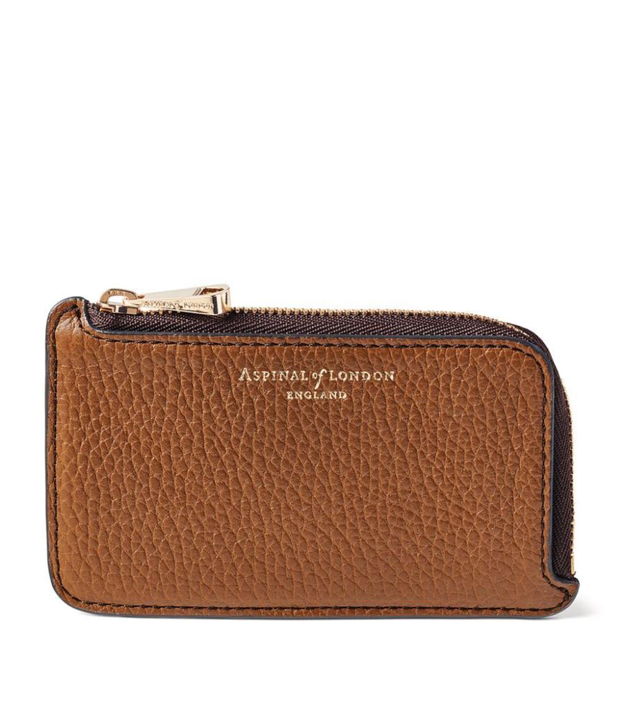 商品Aspinal of London|Small Leather Zipped Card Holder,价格¥530,第4张图片详细描述