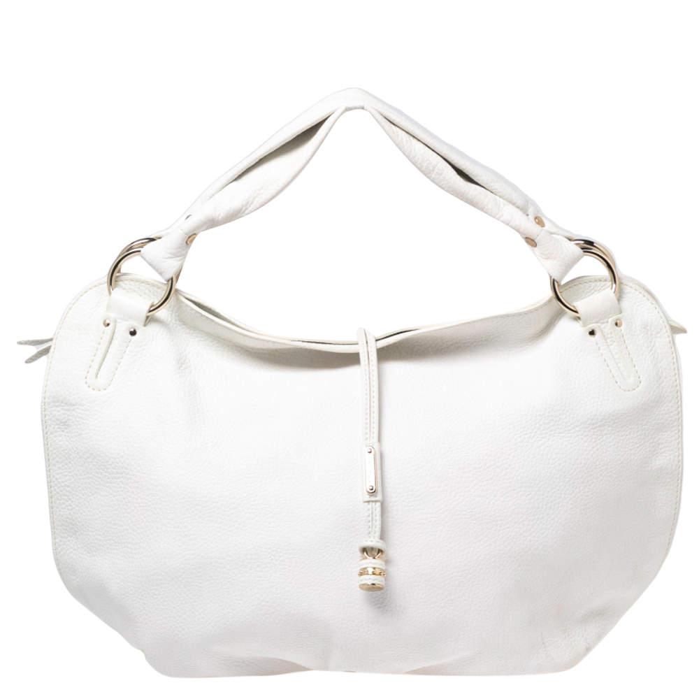 Celine White Leather Large Bittersweet Hobo商品第1张图片规格展示