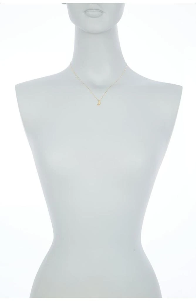 商品KARAT RUSH|14K Yellow Gold Block Letter Initial Pendant Necklace - Multiple Letters Available,价格¥1502,第2张图片详细描述