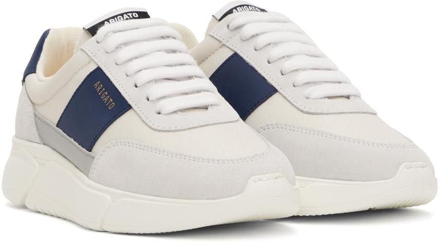 Beige & Blue Genesis Vintage Sneakers商品第4张图片规格展示