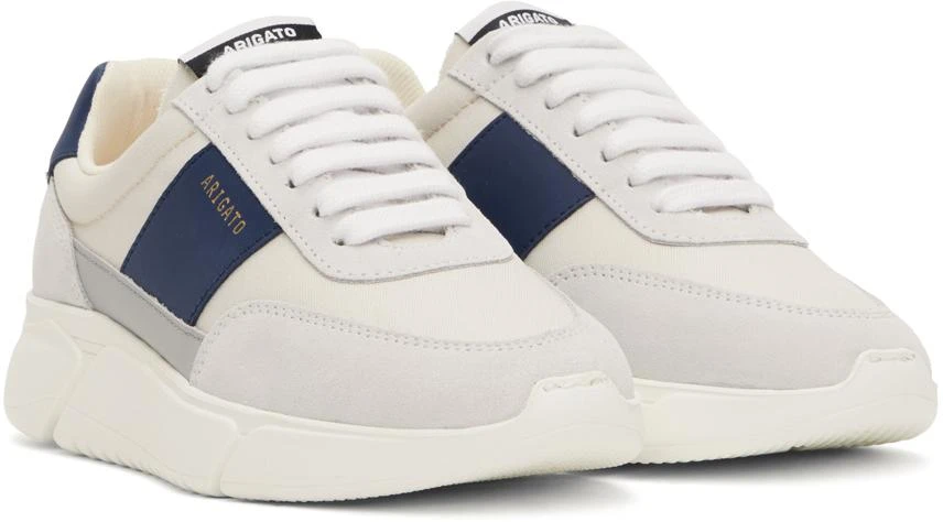 商品Axel Arigato|Beige & Blue Genesis Vintage Sneakers,价格¥911,第4张图片详细描述