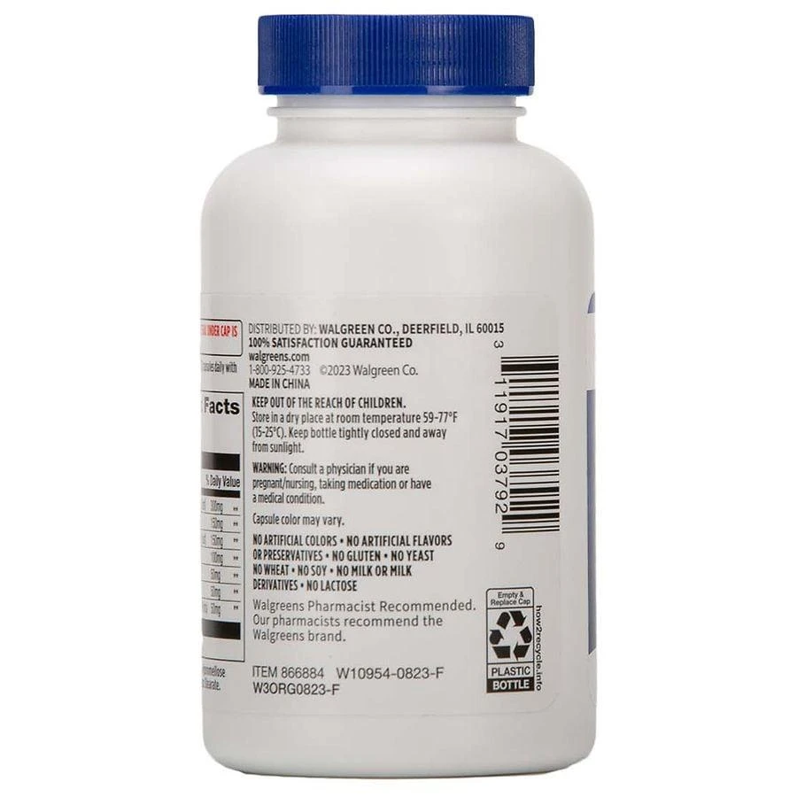 商品Walgreens Free & Pure|Vitamin K2 + D3 Supplement Capsules for Bone Health (90 days),价格¥77,第2张图片详细描述