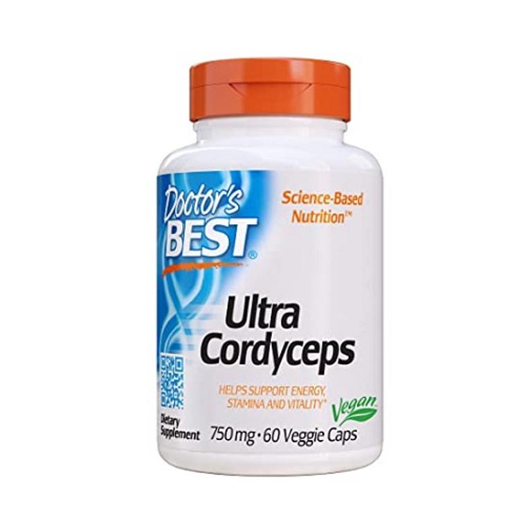 Doctors Best Ultra Cordyceps 750 mg Veggie Capsules, 60 Ea商品第1张图片规格展示