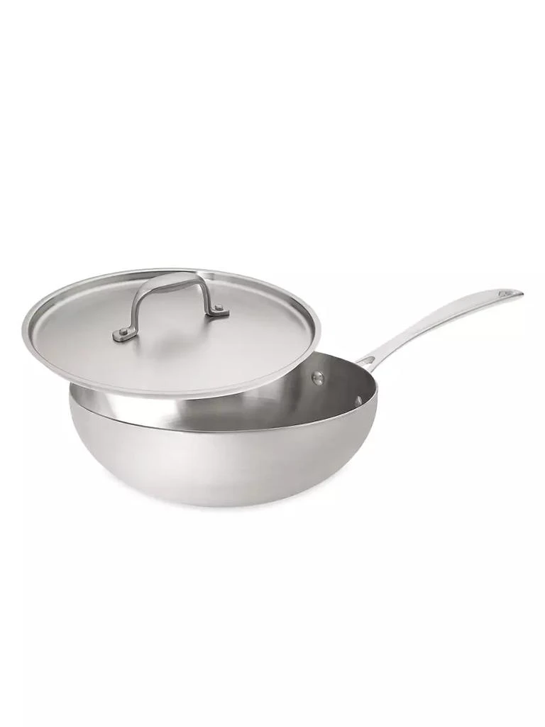 商品American Kitchen|Stainless Steel 3-Qt Saucier & Cover,价格¥974,第1张图片