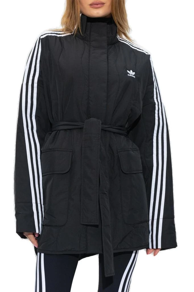 商品Adidas|Adidas Originals Stripe-Detailed Belted Jacket,价格¥1233,第2张图片详细描述