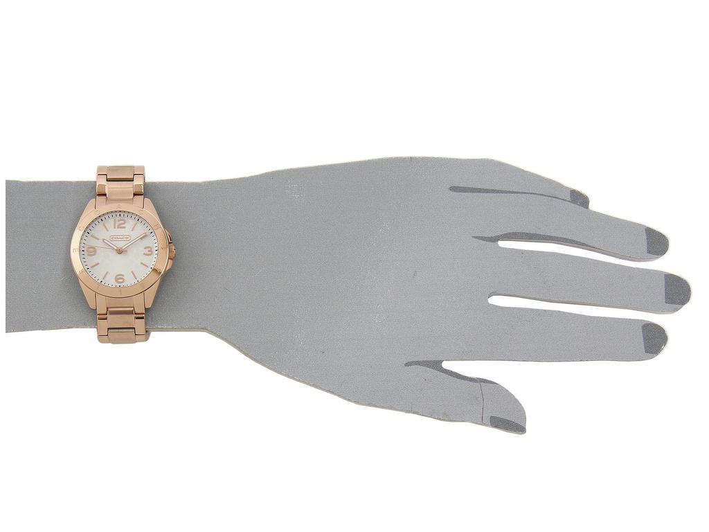 商品Coach|Tristen Rosegold-Plated Bracelet Watch,价格¥1205,第6张图片详细描述