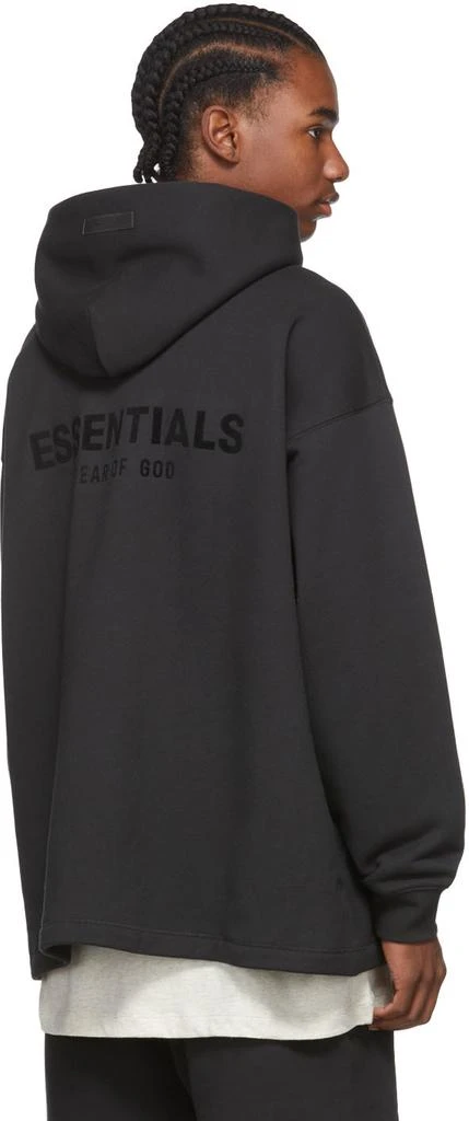 商品Essentials|Black Relaxed Hoodie,价格¥375,第3张图片详细描述