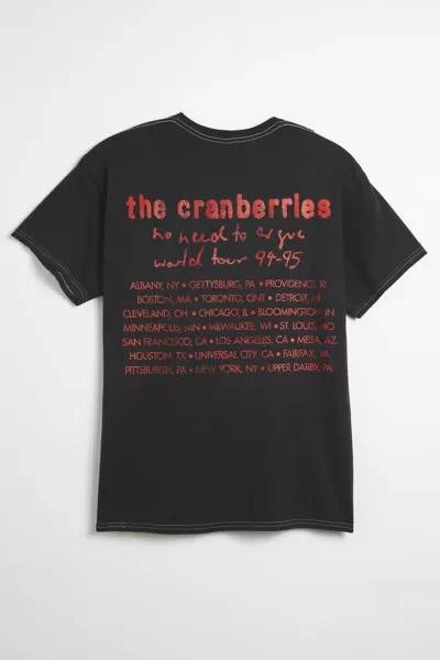 商品Urban Outfitters|The Cranberries 1995 Tour Graphic Tee,价格¥222,第2张图片详细描述