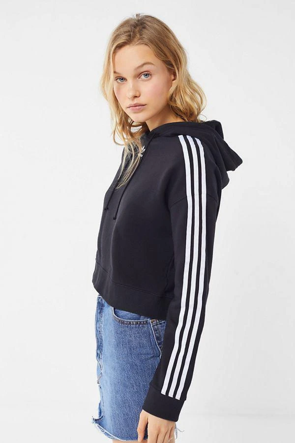 商品Adidas|adidas Originals Adicolor 3-Stripes Cropped 卫衣,价格¥300,第4张图片详细描述