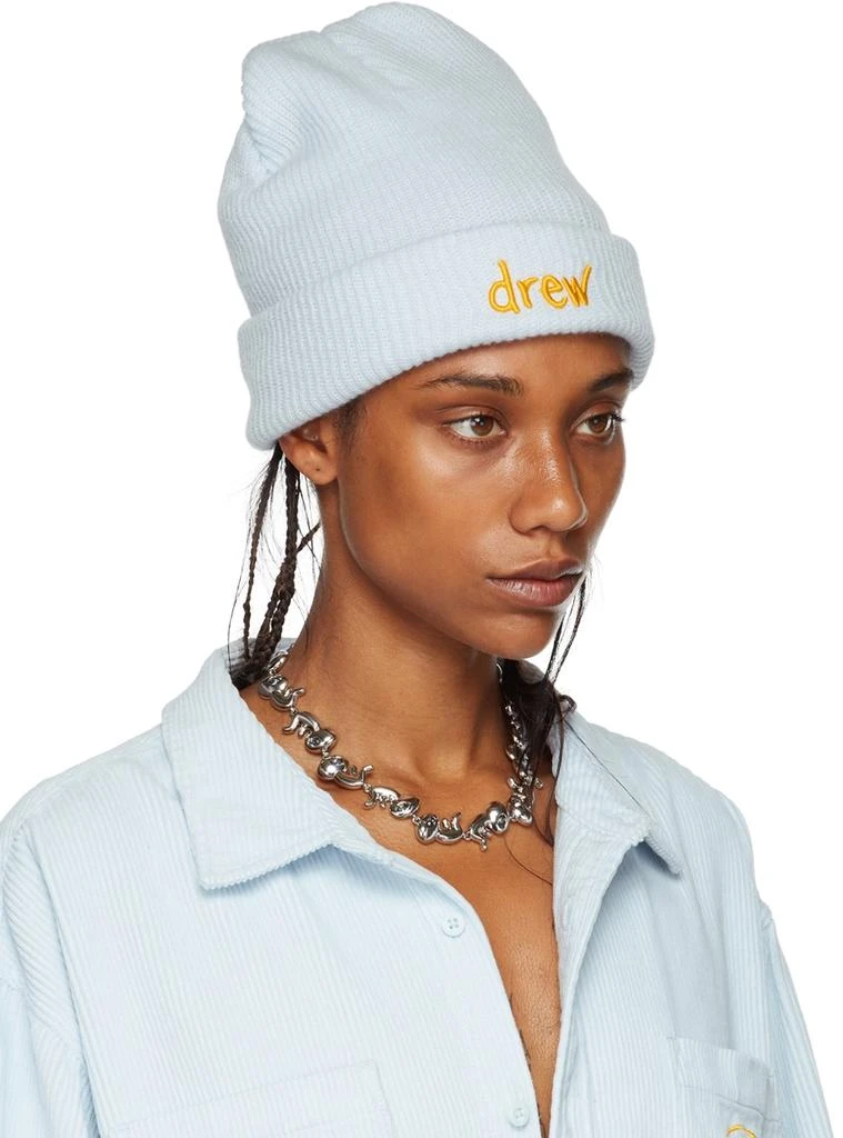 商品Drew House|SSENSE Exclusive Blue Scribble Beanie,价格¥392,第2张图片详细描述