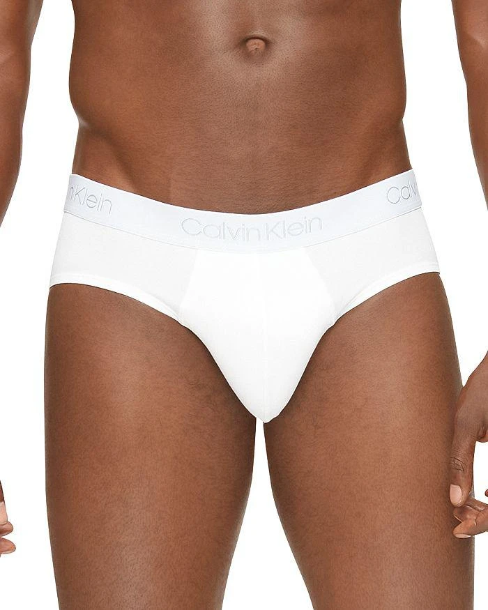 商品Calvin Klein|Cotton Blend Hip Briefs, Pack of 3,价格¥259,第4张图片详细描述