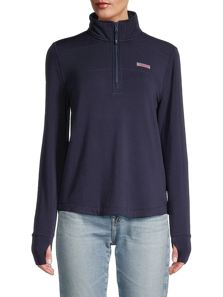 商品Vineyard Vines|Three-Quarter Zip Jacket,价格¥385,第3张图片详细描述